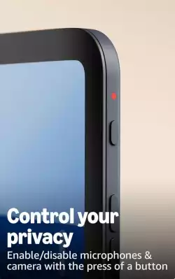 Amazon Echo Show 8 (Gen 4), 8" дисплей за визуaлизация, 3D-audio, черен