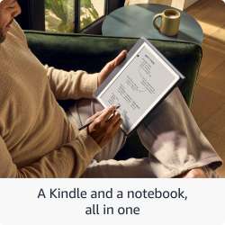 Amazon Kindle Scribe (2024) четец 64GB - 10.2" - с Premium Pen, тъмно сив