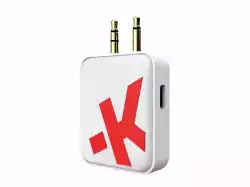 Аудио адаптер Skross, 3.5 mm жак към Bluetooth, Бял