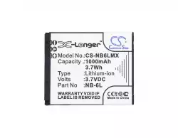 Батерия за фотоапарат CANON NB6L LiIon 3.7V 1000mAh LiIon Cameron Sino