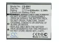 Батерия за фотоапарат SONY NP BN1 LiIon 3.7V 630mAh Cameron Sino
