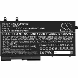 Батерия  за лаптоп DELL Inspiron 7506, LATITUDE 5400, Precision M3540 49HG8 LiIon  11,4V 4100mAh CAMERON SINO