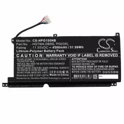 Батерия за лаптоп HP GAMING PAVILION 15-DK0009NG, Pavilion Gaming 16-A0006NM, HSTNN-DB9G PG03XL LipO 11.55V 4500mAh CAMERON SINO