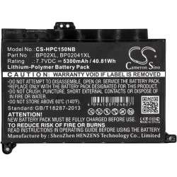 Батерия за лаптоп HP PAVILION 15-AU003TU, Pavilion 15-AU139TX HSTNN-LB7H TPN-Q172  LiPo 7.7V  5300 mAh CAMRON SINO