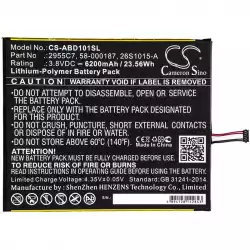 Батерия за таблет CS-ABD101SL за AMAZON KINDLE Fire HD 10.1  3,8V 6200mAh CAMERON SINO
