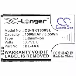 Батерия за телефон  NOKIA BL-4AX BL-4XL  6300 4G 8000 4G 3,7V 1500mAh CAMERON SINO
