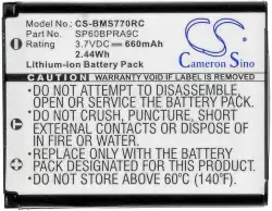 Батерия за телефон Panasonic KX-TCA285, KX-TCA385, KX-UDT121  LiIon 3,7V 660 mAh  Cameron Sino