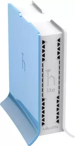 Безжичен Access Point MikroTik hAP lite RB941-2nD-TC, 32MB RAM, 4xLAN, built-in 2.4Ghz 802.11b/g/n, tower case                          
