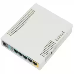 Безжичен Access Point MikroTik RB951Ui-2HnD, 2.4Ghz AP, 5x10/100 Ethernet, USB, 600MHz CPU, 128MB RAM                          