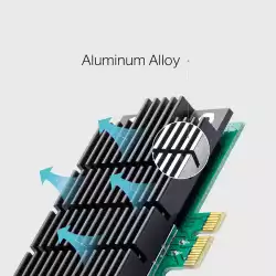 Безжичен адаптер TP-LINK Archer T4E, AC1200 dual band, PCI-EX, две външни антени                          