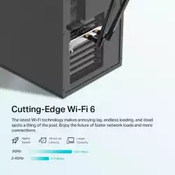Безжичен адаптер TP-LINK Archer TX20E, PCIe, 1800Mbps, Wireless AX, 2.4GHz /5GHz, BT 5.2, 2x външни антени