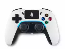 Безжичен геймпад Spartan Gear Aspis 4, за PC и PS4, Бял                          