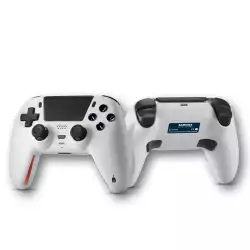 Безжичен геймпад Spartan Gear Sarissa за PC/PS4/PS5/Switch - Бял