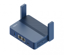 Безжичен рутер Cudy TR3000 VPN Travel router AX3000,2.5Ghz WAN,USB-C, 2 x антени,син