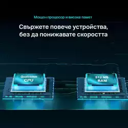 Безжичен рутер TP-Link Archer AX55, AX3000, Wi-Fi 6, Dual-Band Gigabit