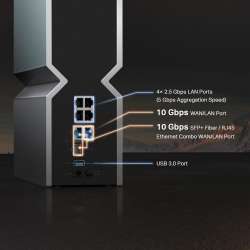 Безжичен рутер TP-Link Archer BE800 Tri-Band Wi-Fi 7