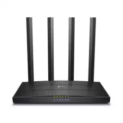 Безжичен рутер TP-Link Archer C6U AC1200, 2.4/5 GHz, 300 - 867Mbps, 10/100/1000