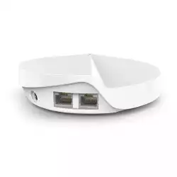 Безжичен рутер TP-Link Deco M5, AC1300, 2.4/5 GHz, 400 -  867 Mbps, Gigabit, (3-pack)