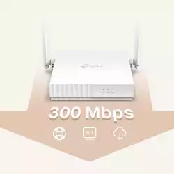 Безжичен рутер TP-LINK TL-WR820N, 2.4 GHz, 300Mbps, 10/100