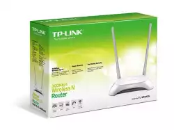 Безжичен рутер TP-LINK TL-WR840N, 2.4 GHz, 300Mbps, 10/100                          