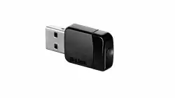 Безжичен адаптер D-Link DWA-171, Dual band, AC600 MU-MIMO, 2.4GHz, USB 2.0, Черен