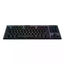 Безжична геймърска механична клавиатура Logitech, G915 TKL Black Lightsync RGB, Tactile суичове