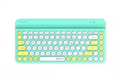 Безжична клавиатура A4tech Fstyler FBK30, Bluetooth, 2.4G, Стойка за телефон, Кирилизирана, Авокадо                          