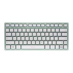 Безжична клавиатура CHERRY KW 7100 MINI BT, Bluetooth, Бледозелена