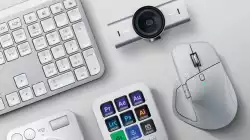 Безжична лазерна мишка LOGITECH MX MASTER 4 Pale Gray