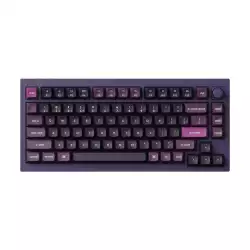 Безжична механичка клавиатура Keychron Q1 MAX Gateron Jupiter Brown Switch - Purple