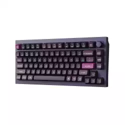 Безжична механичка клавиатура Keychron Q1 MAX Gateron Jupiter Red Switch - Purple