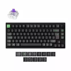 Безжична Механична клавиатура Lemokey P1 HE QMK 75% Black - HE Magnetic Switch - UK Layout