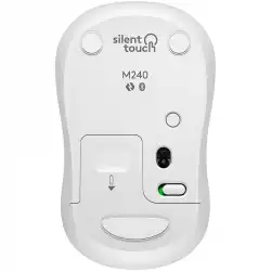 Безжична оптична мишка LOGITECH M240, Off-White