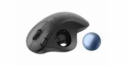 Безжична оптична мишка Logitech ERGO M575S graphite, Trackball