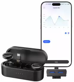 Безжична система микрофони BOYA BOYALINK 3-01 with lightning+USB-C +3.5mm TRS plug