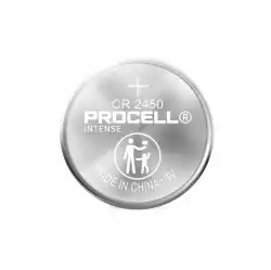 Бутонна батерия DURACELL PROCELL CR2450, 3V, 1 бр. bulk, Литиева, /цена за 1 батерия/                          