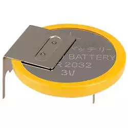 Бутонна батерия литиева EVE BATTERY CR 2032, 3V, с накрайници, industrial                          