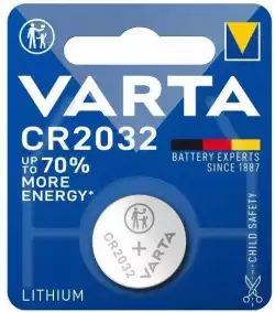 Бутонна батерия литиева VARTA CR2032 3V  1 бр. в блистер                          