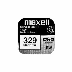 Бутонна батерия сребърна MAXELL SR731 SW / 329/, 1.55V