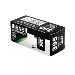 Бутонна батерия сребърна MAXELL SR927 SW /395/399/  AG7   1.55V