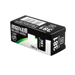 Бутонна батерия сребърна MAXELL SR1120 SW /381/391/  AG8   1.55V