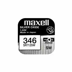 Бутонна батерия сребърна MAXELL SR712 SW 1.55V  / 346                          