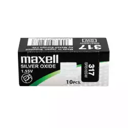 Бутонна батерия сребърна MAXELL SR516 SW /317/  1.55V