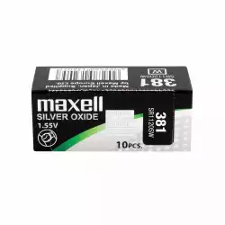 Бутонна батерия сребърна MAXELL SR1120 SW /381/391/  AG8   1.55V                          