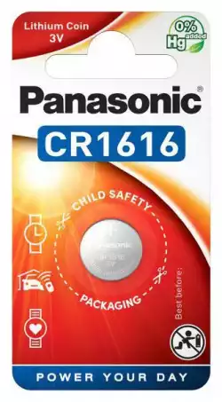 Бутонна литиева батерия PANASONIC CR-1616, 3V                          