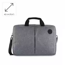 Чанта за лаптоп Hama "Genua", до 40 см (15.6"), сива