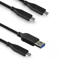 Чекмедже за твърд диск ACT AC1225, SATA, 2.5", USB-C 3.2 Gen2, Черен                          