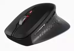 CHERRY Stream ергономична безшумна мишка Comfort, 6 бут, 4000dpi, черна                          