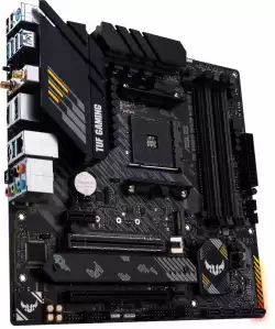 Дънна платка ASUS TUF GAMING B550M-PLUS WIFI II, AMD AM4, micro ATX, 4x DDR4, dual M.2, Wi-Fi 6, PCIe 4.0, Aura Sync RGB