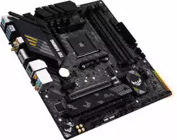 Дънна платка ASUS TUF GAMING B550M-PLUS WIFI II, AMD AM4, micro ATX, 4x DDR4, dual M.2, Wi-Fi 6, PCIe 4.0, Aura Sync RGB